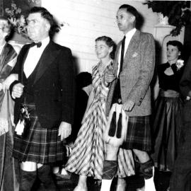 The Grand Parade at the Scottish Ball in the School of Arts, 1950s