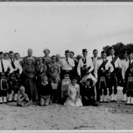 Coffs Harbour Pipe Band debut performance, 1959 