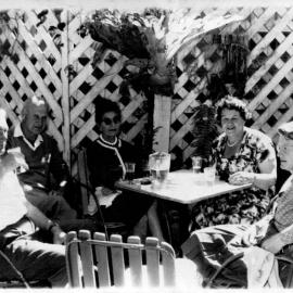 David and Betty Nicol with Bill and Suzanne Holloway and Mabel Fowler 