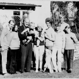 Nicol families at the family holiday home "Lochnagar", 1970s