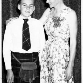Hugh and Betty Nicol at the Scottish Ball, 1950s 