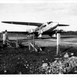 At the Coffs Harbour Aerodrome, 1930s
