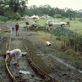 Working bee at the North Coast Regional Botanic Garden