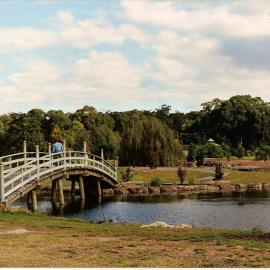 The Japanese garden in the North Coast Regional Botanic Garden after four years of progress, 1995
