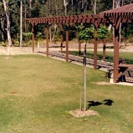 Sensory garden pergola in the North Coast Regional Botanic Garden