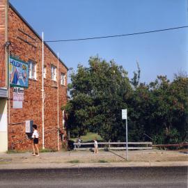 1st Avenue Sawtell with Hamey's Newsagency on the western side