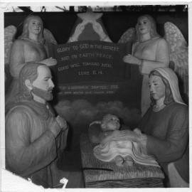A nativity sand model at Sawtell Reserve 