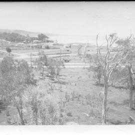 View from the water tower on Trafalgar Street looking north west towards the main beach, 1940s 