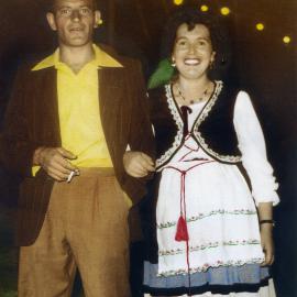 Emilio and Lina Pellizzaro at the first Italian Fiesta, 10 October 1954