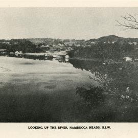Looking up the river, Nambucca Heads, N.S.W., 1940s
