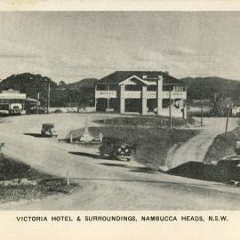 Hotel Victoria and Eichmann's store at Nambucca Heads, 1940s