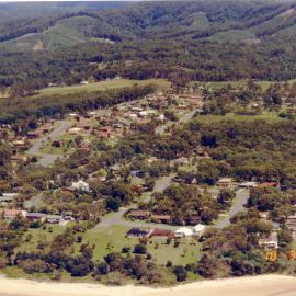 Aerial view of Safety Beach, 10 March 1992