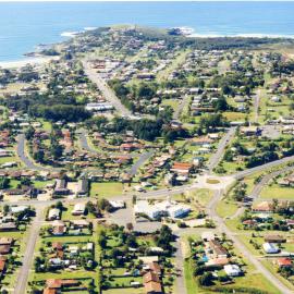 Aerial view of the Raj Mahal near the Pacific Highway roundabout, 1992 - 1994 