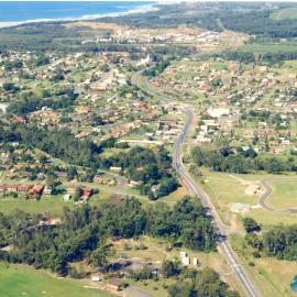 North to south aerial view of the Pacific Highway, 1992 - 1994 