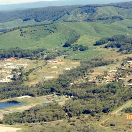 Aerial view of Woolgoolga industrial area and sewage works, 10 June 1994 