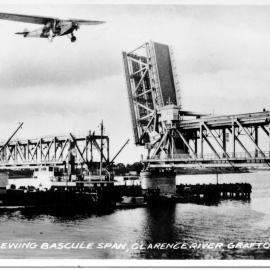 The dogleg bridge over the Clarence River at Grafton
