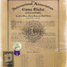 Coffs Harbour Lions Club Charter