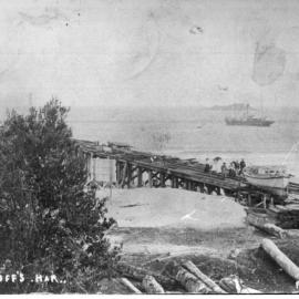 Shipping and the jetty in the Harbour, early 1900s