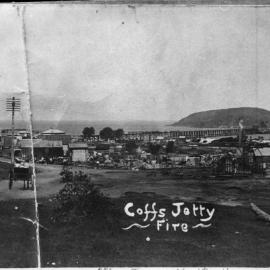 The jetty area after the fire, 14 December 1914