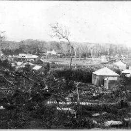 The earliest view of the Coffs Harbour Jetty area, 1907