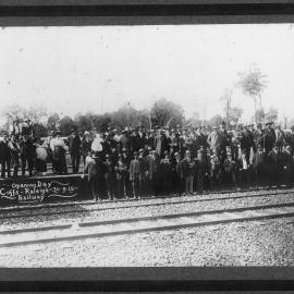 Opening Day of the Coffs-Raleigh Railway, 30 August 1915