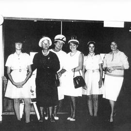 Three generations of the Lowery family at St Augustine's School Reunion, 1967