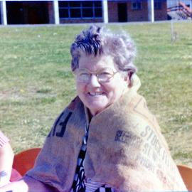 Madge Durrington at St Augustine's Church Sports Carnival, 1981 