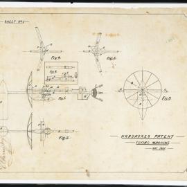 Hardacre's Patent Flying Machine, sheet 1