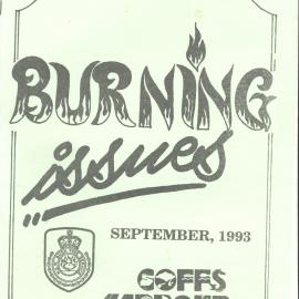 Burning Issues, September 1993