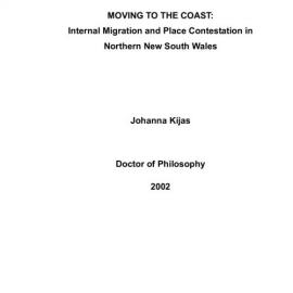 Moving to the Coast: Internal Migration and Place Contestation in Northern New South Wales