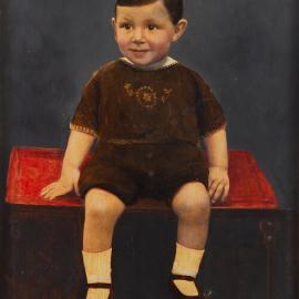 Portrait of young Bernie Malouf