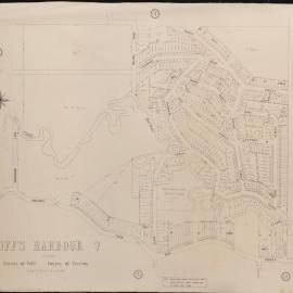 Coffs Harbour map, Part 7, 1958