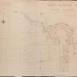 Coffs Harbour map, Part 6, 1958