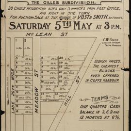 Coffs Harbour: The Gilles Subdivision poster