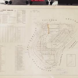 Parish of Great Marlow map, 1970