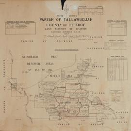Parish of Tallawudjah map, 1906