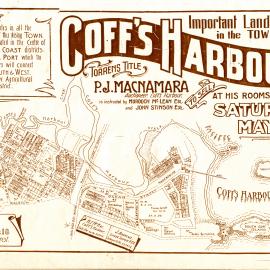 Coff's Harbour land sale poster