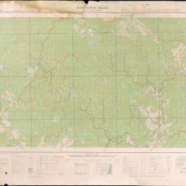 Topographic map of Glenreagh, 1943