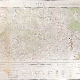 Topographic map of Dorrigo, 1967