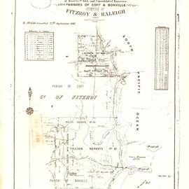 Plan of reserves in Parishes of Coff and Bonville
