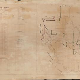 Map of Parish of Dundoo, 1980