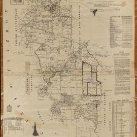 Map of Parish of Rushforth, 1958