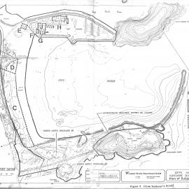 Coffs Harbour foreshore plan of subject land, 1984