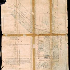 Moonee Beach Subdivision plan, 1949