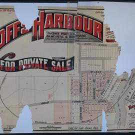 Coffs Harbour - Sale of Land poster, 1908