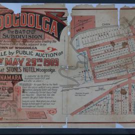 Town of Woolgoolga - Subdivision sale, 1909
