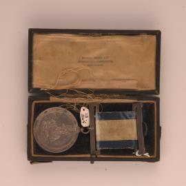 Life-saving medal awarded to Thelma Shea, 1924