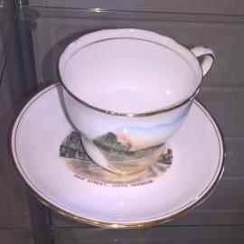 Souvenir Cup and Saucer Set