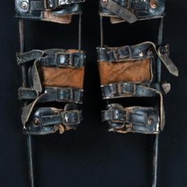 Pair of leg braces, 1950s