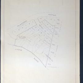 Plan of proposed subdivision in Bayldon, 1984